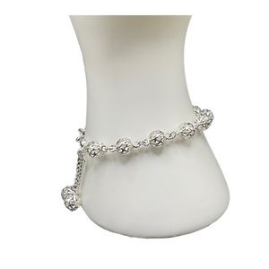 925 Sterling Silver Filigree Ball Bracelet